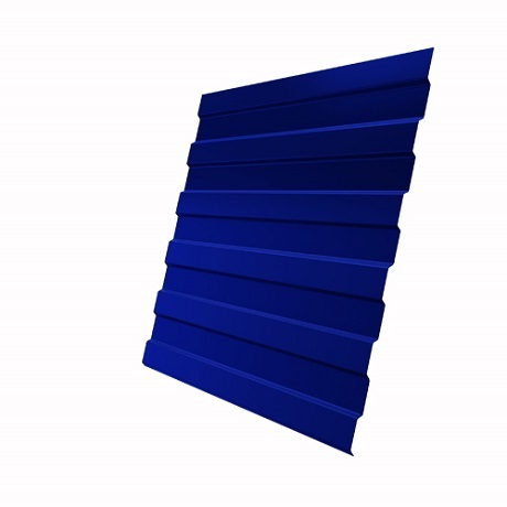 Лист 0,45 мм 1000*1200 Grand Line Профнастил C8-A (ЦФО,НН) PE-полиэстер (Zn 60-100) RAL 5002 - ультрамарин