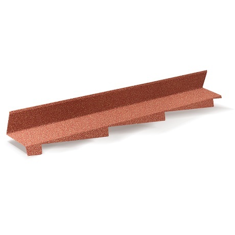 Примыкание боковое левое L=1250 мм AeroDek TRADITION / ТРАДИЦИЯ терракота