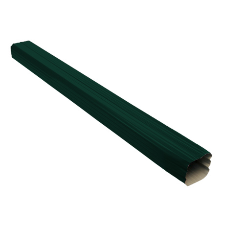 Труба прямоугольная L=3 м Vortex 127/102 мм RAL 6005 - зеленый мох