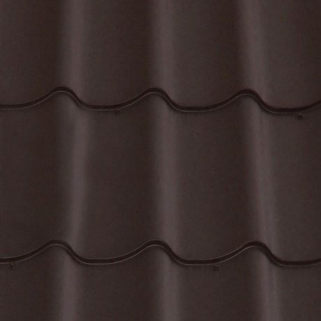 Лист 0,5 мм 4050*1180 Grand Line Металлочерепица Classic Satin (Zn 100-140) RR 32- т.коричневый