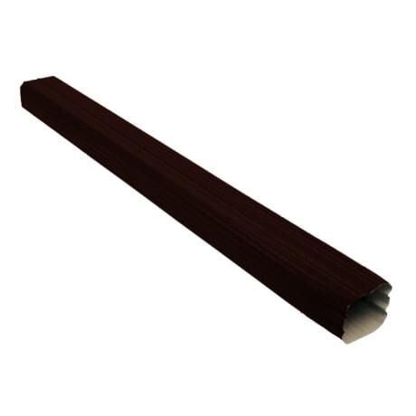 Труба прямоугольная L=1 м Vortex 127/102 мм МАТОВЫЙ RR 32- т.коричневый