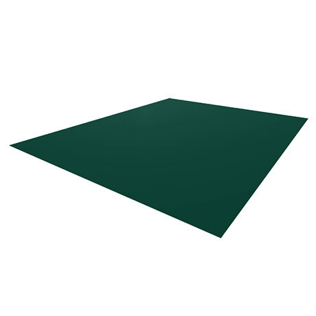 Плоский лист 0,5 мм 2000*1250 Stynergy CORUNDUM50 (Zn 140) RAL 6005 - зеленый мох