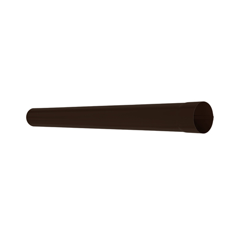 Труба круглая L=1 м Aquasystem 125/90 мм RR 32- т.коричневый