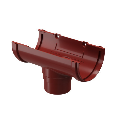 Выход из желоба Docke Standard 120/80 мм красный