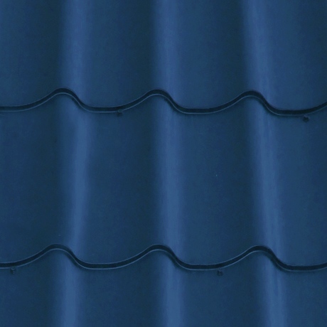 Лист 0,5 мм 800*1180 Grand Line Металлочерепица Classic Satin (Zn 100-140) RAL 5005 - синий насыщенный