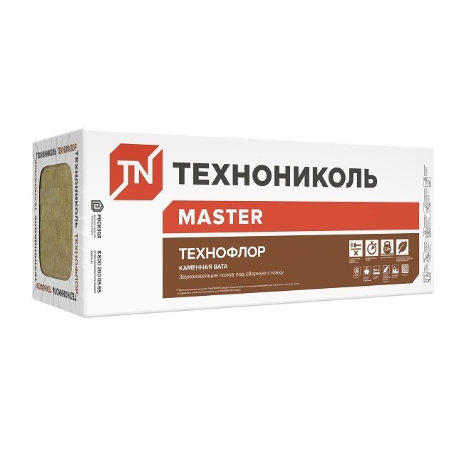 Утеплитель Технофлор Стандарт /ТЕХНОНИКОЛЬ / (уп. 6 плит) 1200*600*40 (поставка на склад)
